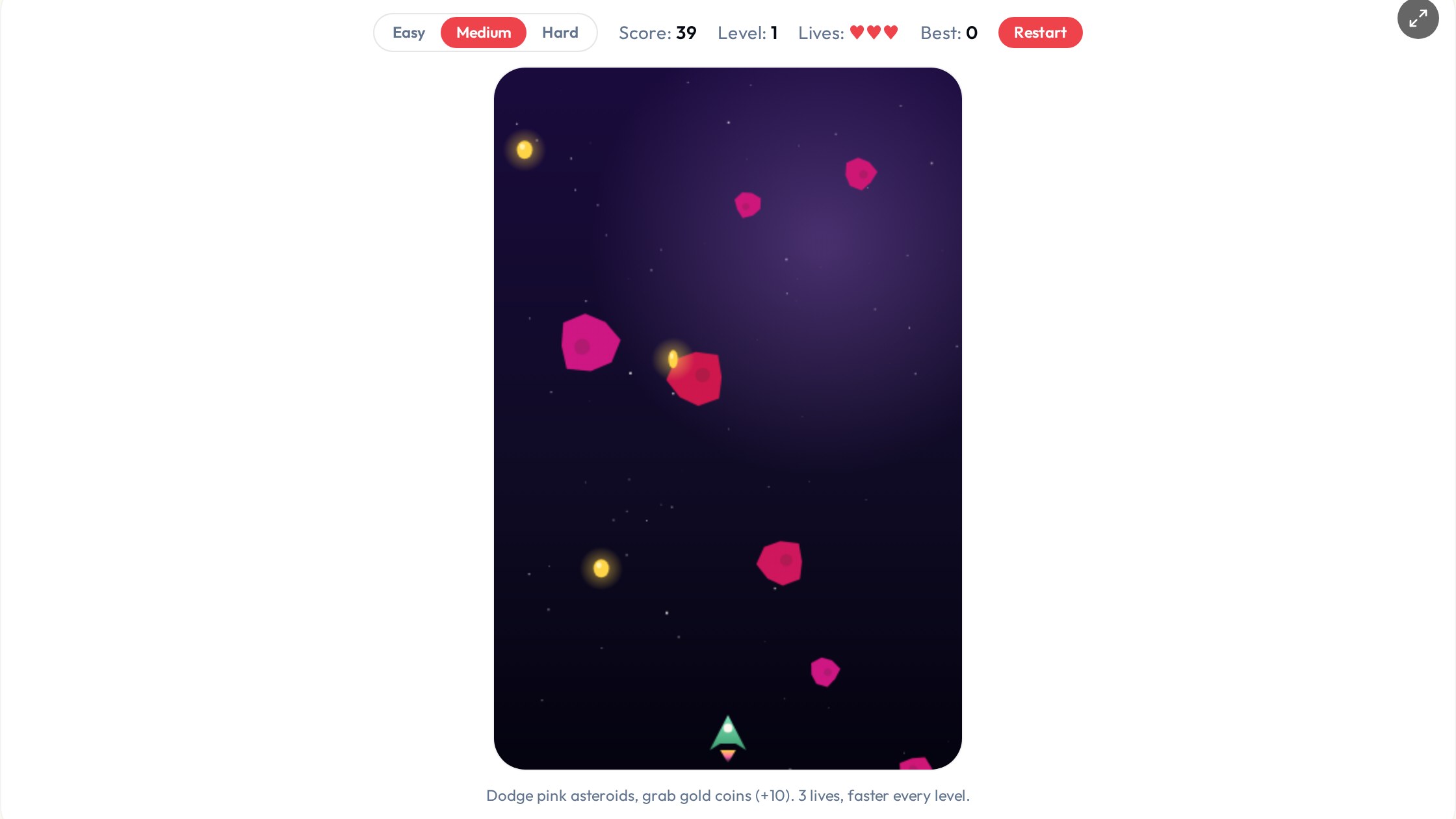 Cosmic Rush: Nebula Drift